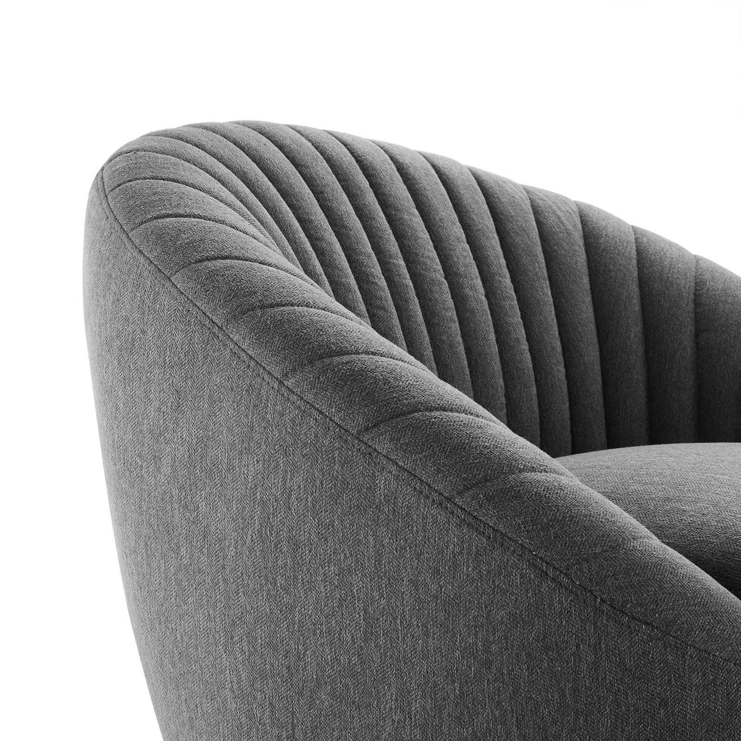 Modway Whirr Tufted Fabric Swivel Chair FredCo
