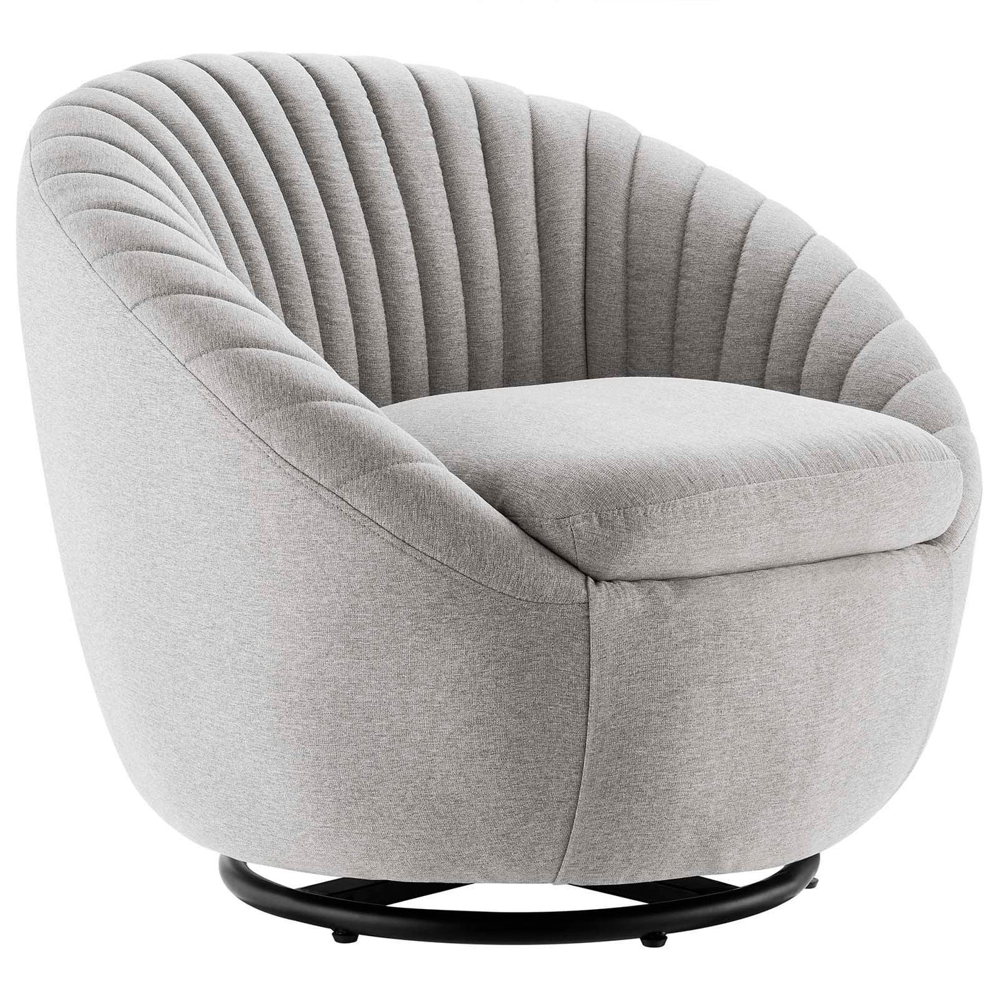 Modway Whirr Tufted Fabric Swivel Chair FredCo