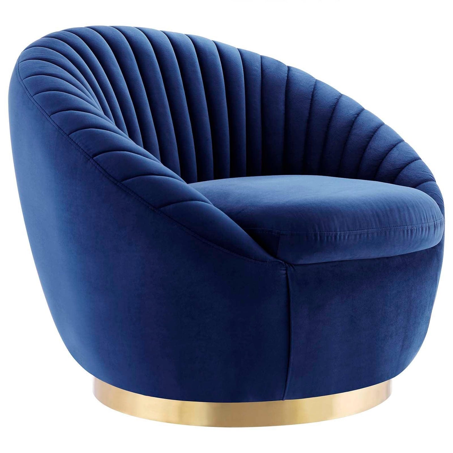 Modway Whirr Tufted Performance Velvet Swivel Chair FredCo