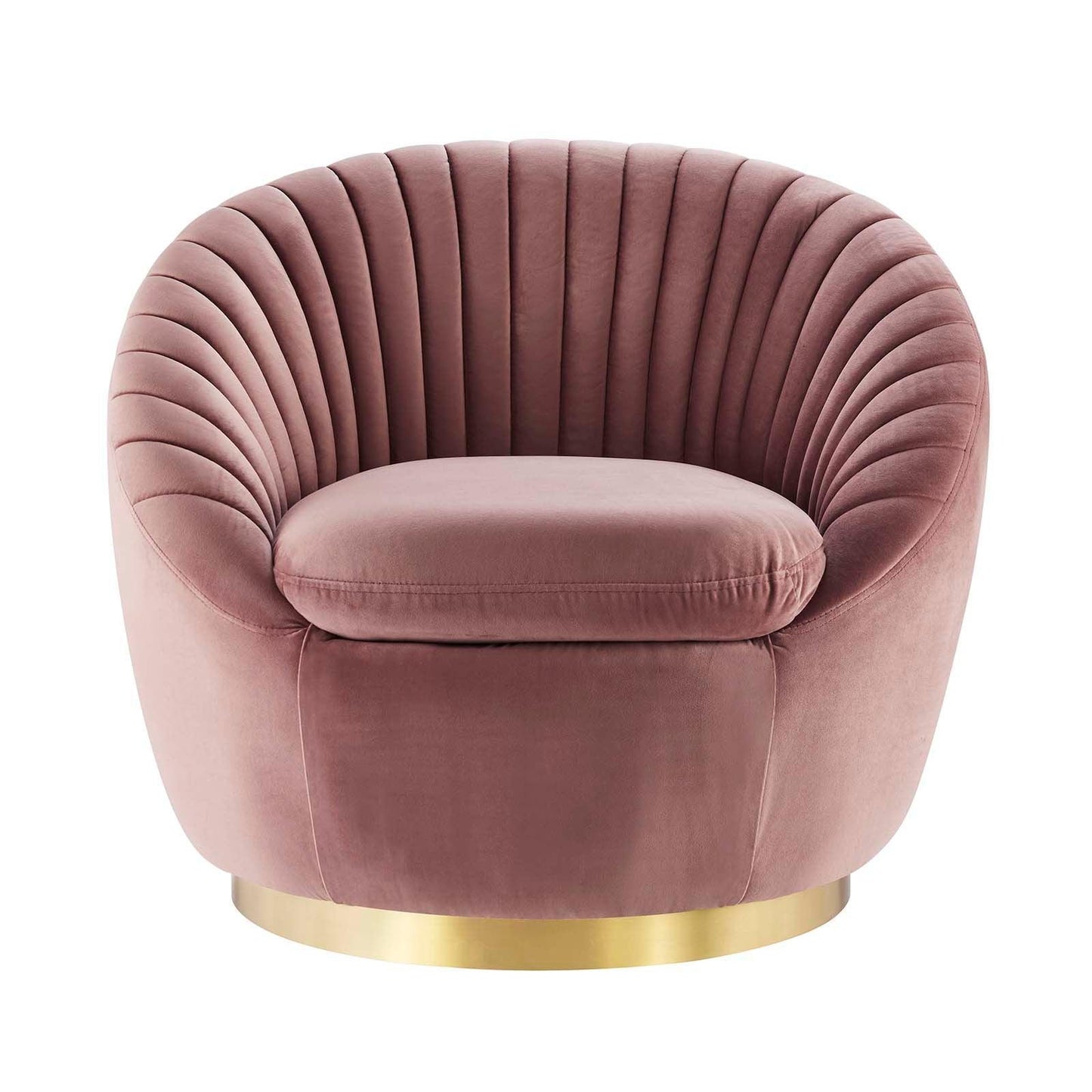 Modway Whirr Tufted Performance Velvet Swivel Chair FredCo