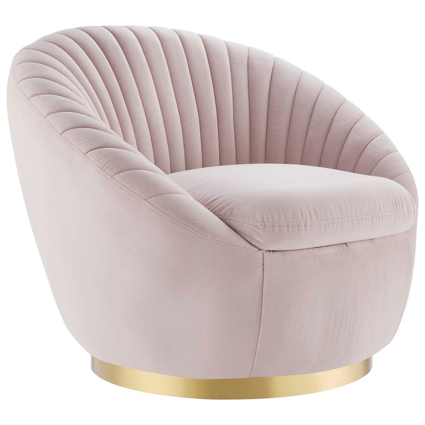 Modway Whirr Tufted Performance Velvet Swivel Chair FredCo