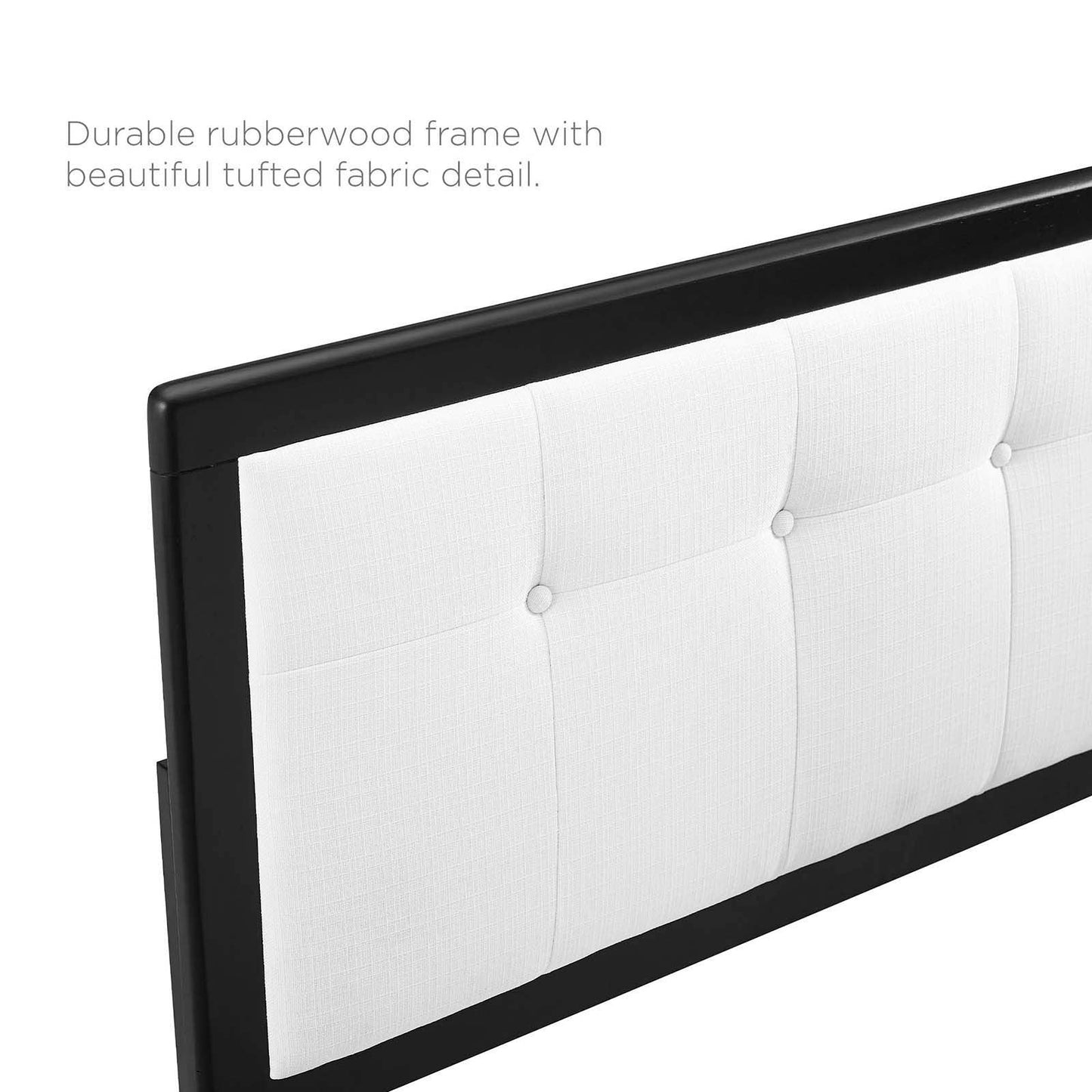 Modway Willow Full Wood Platform Bed With Angular Frame FredCo
