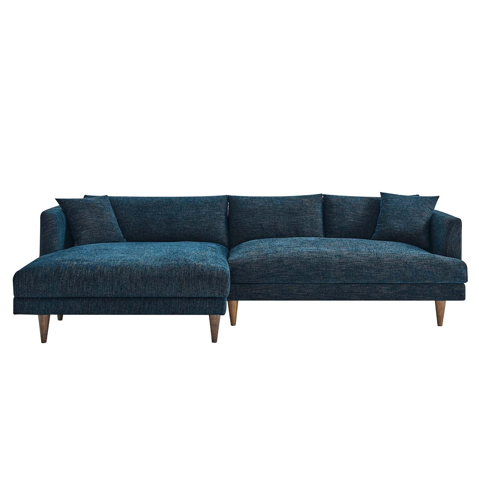 Modway Zoya Left-Facing Down Filled Overstuffed Sectional Sofa FredCo