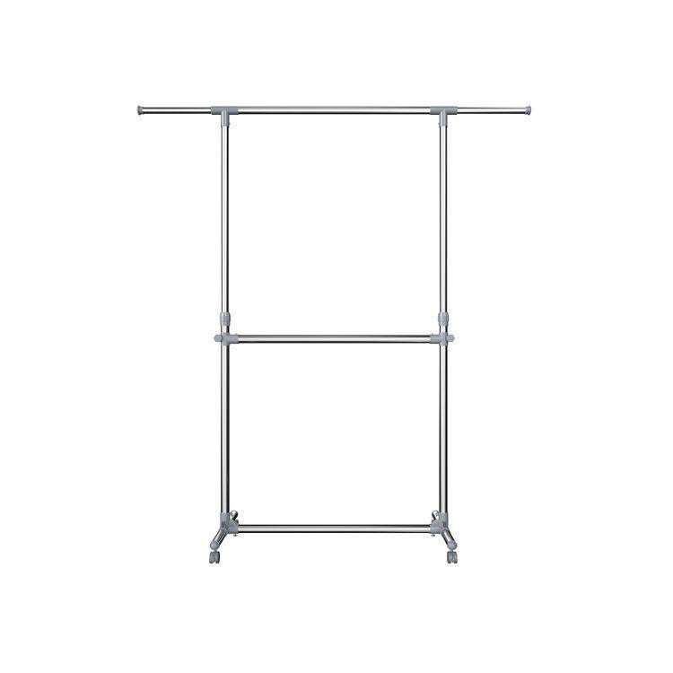 Movable Steel Clothes Rack 65" FredCo