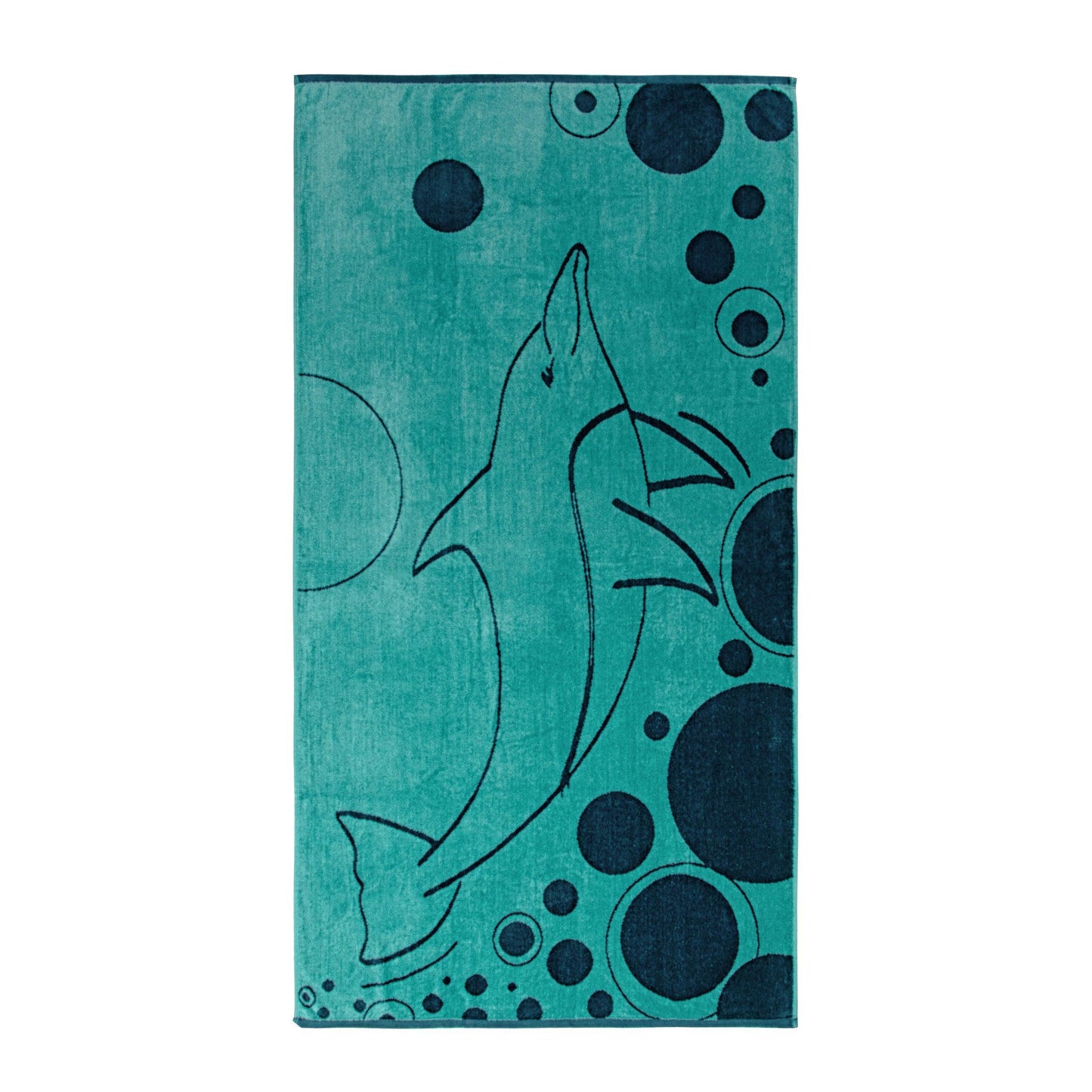 Mystic Dolphin Egyptian Cotton Oversized Beach Towel Set, 2-Pieces FredCo