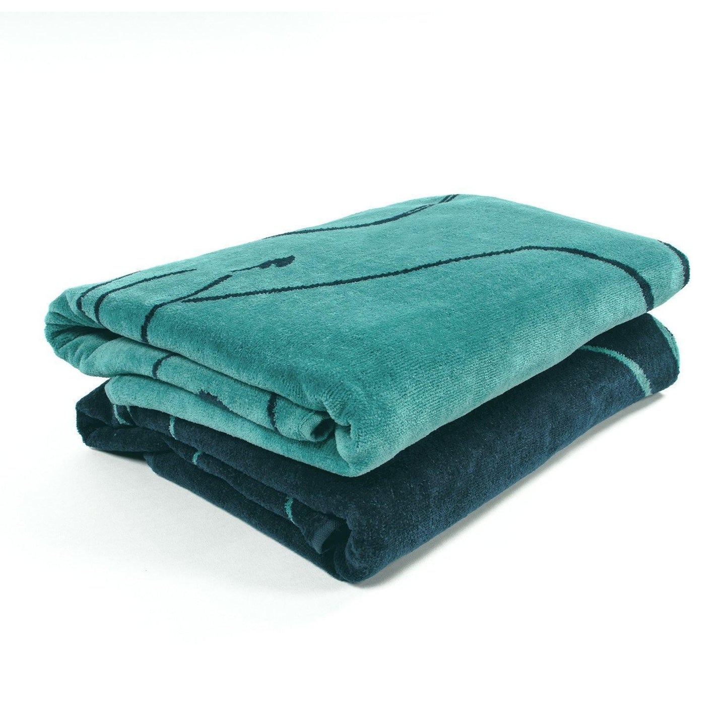 Mystic Dolphin Egyptian Cotton Oversized Beach Towel Set, 2-Pieces FredCo