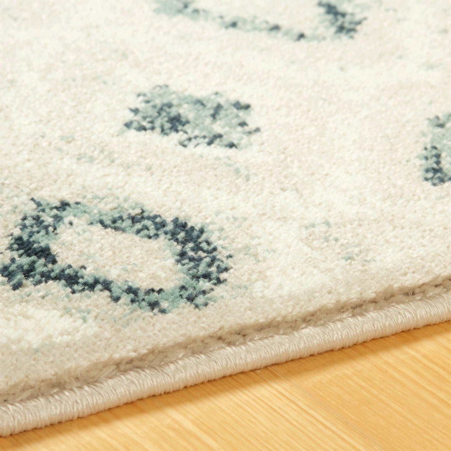 Navan Modern Floral Damask Trellis Rug FredCo