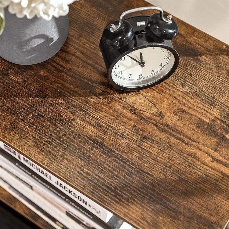 Nightstand with Fabric Drawers FredCo