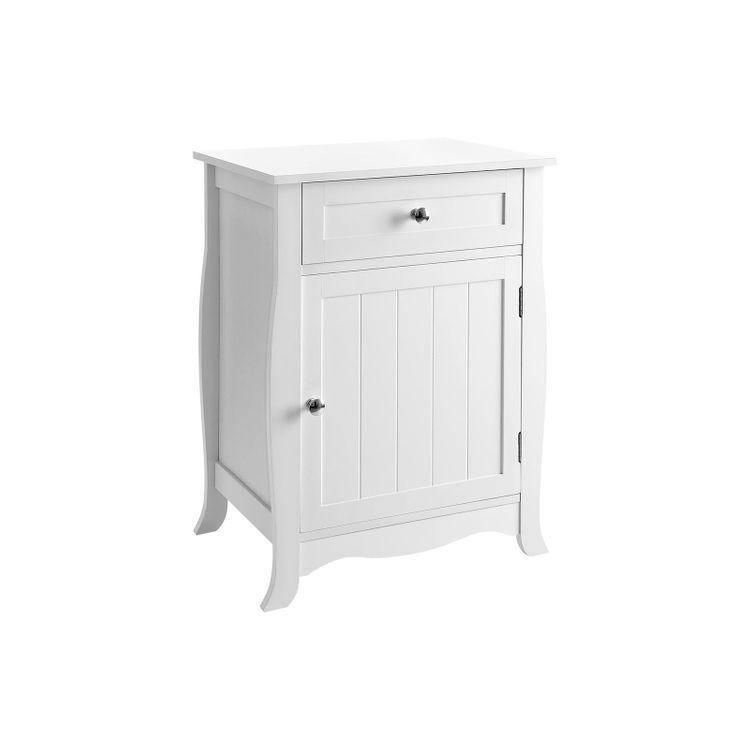 Nightstand with Storage Cabinet FredCo