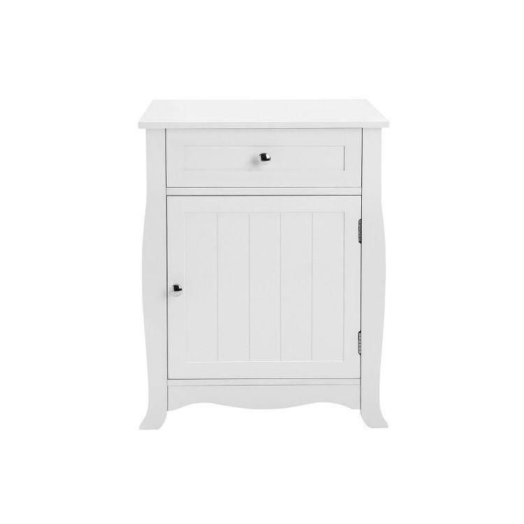 Nightstand with Storage Cabinet FredCo