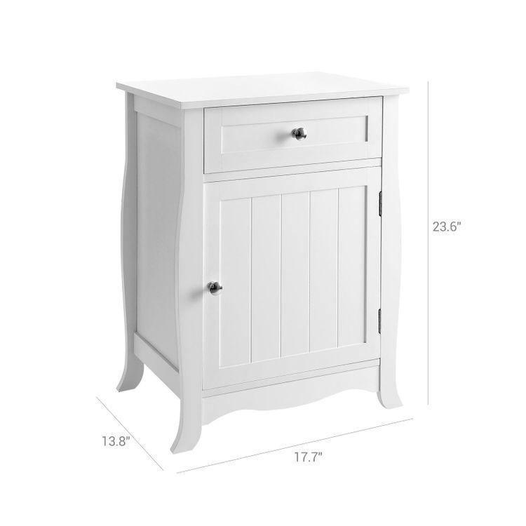 Nightstand with Storage Cabinet FredCo