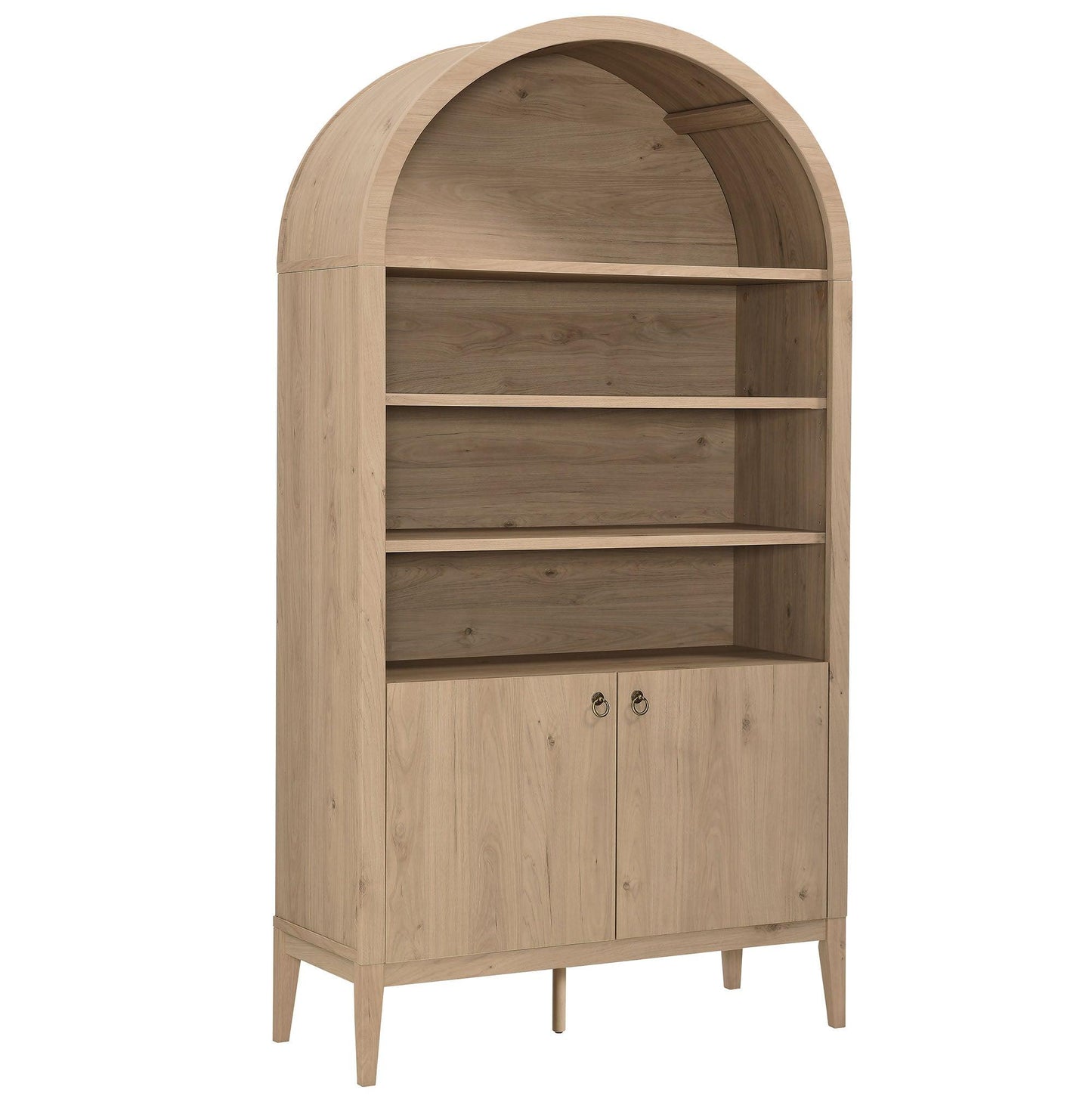 Nolan 74" Tall Wide Arched Storage Display Cabinet Bookshelf by Modway EEI-7169 FredCo