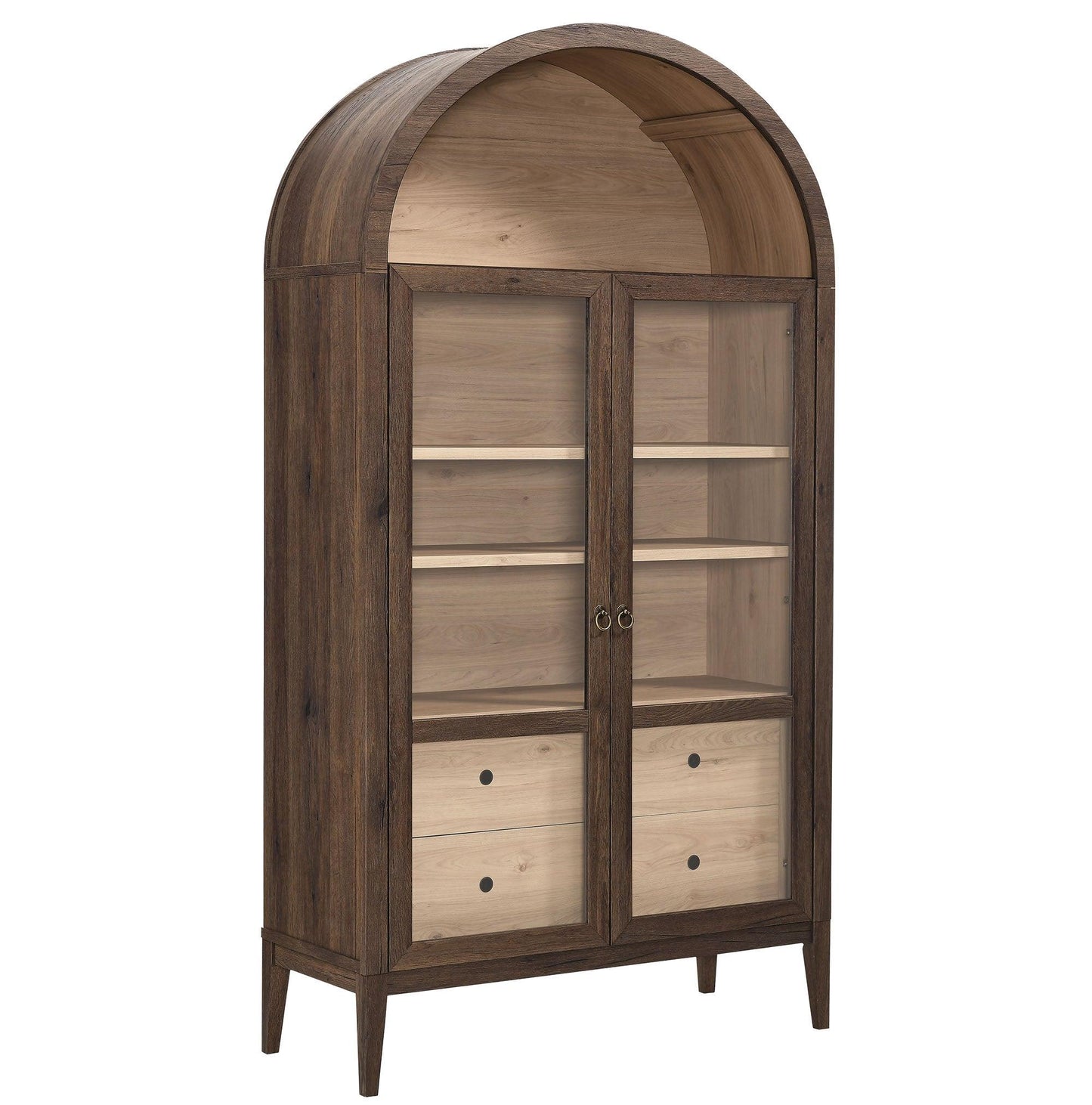 Nolan 74" Tall Wide Arched Storage Display Cabinet by Modway EEI-7168 FredCo
