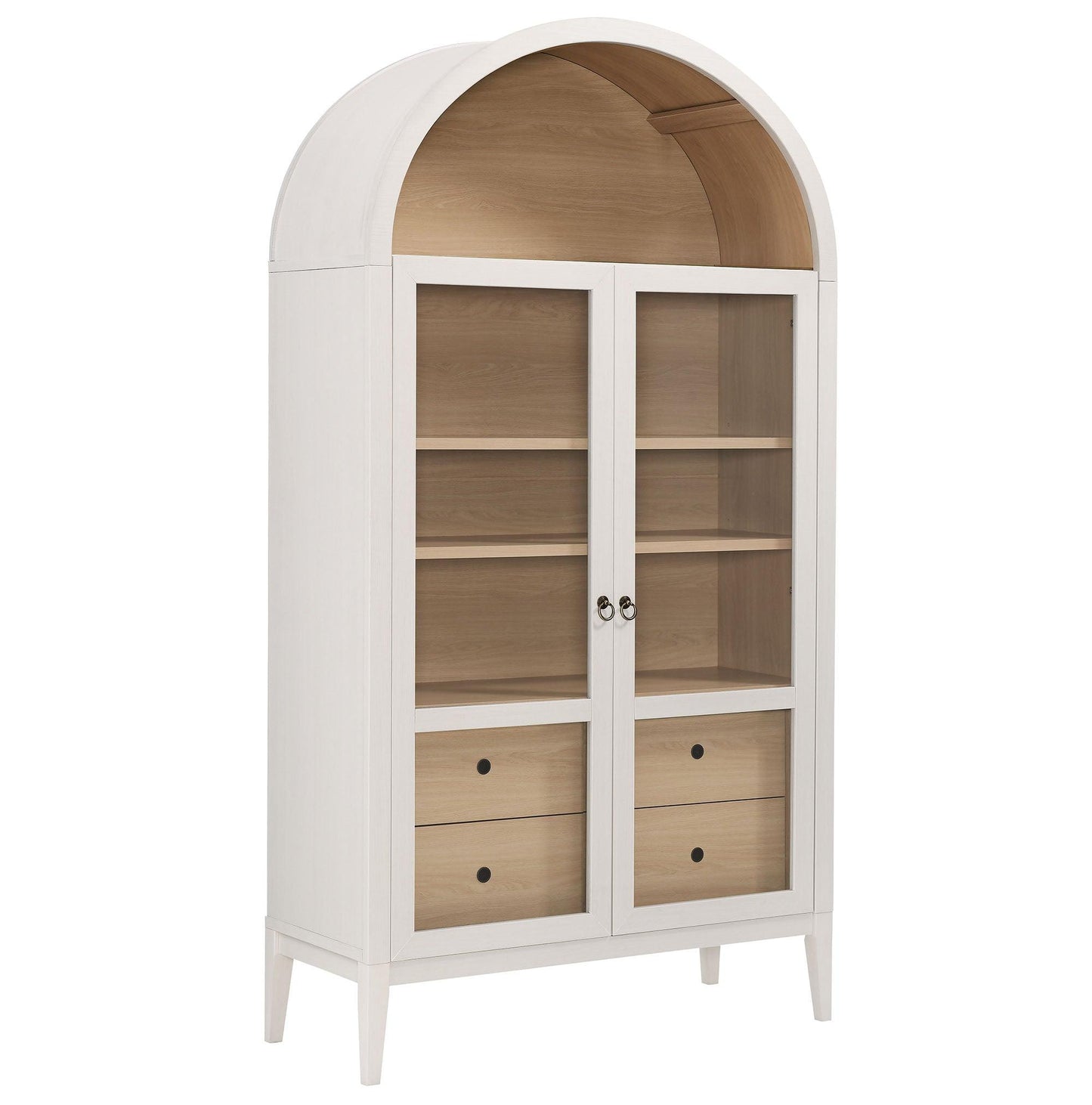 Nolan 74" Tall Wide Arched Storage Display Cabinet by Modway EEI-7168 FredCo
