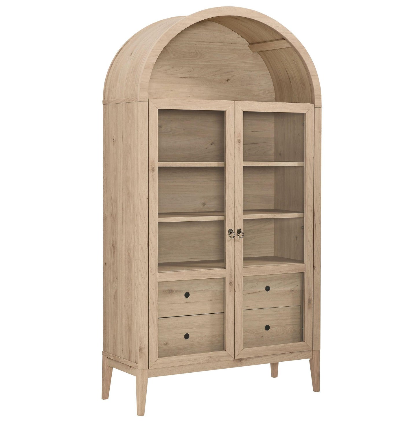 Nolan 74" Tall Wide Arched Storage Display Cabinet by Modway EEI-7168 FredCo