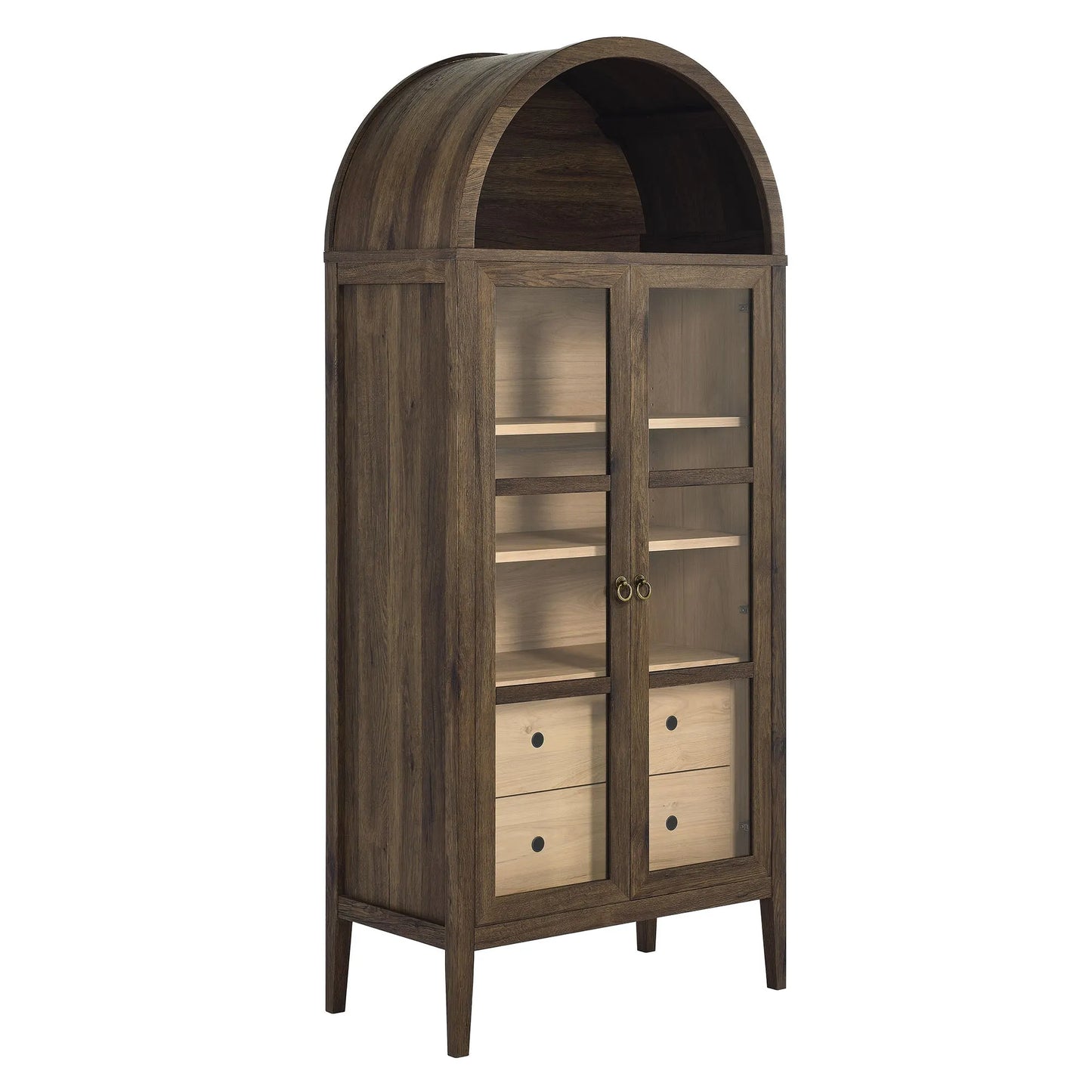 Nolan Tall Arched Storage Display Cabinet by Modway EEI-6639 FredCo