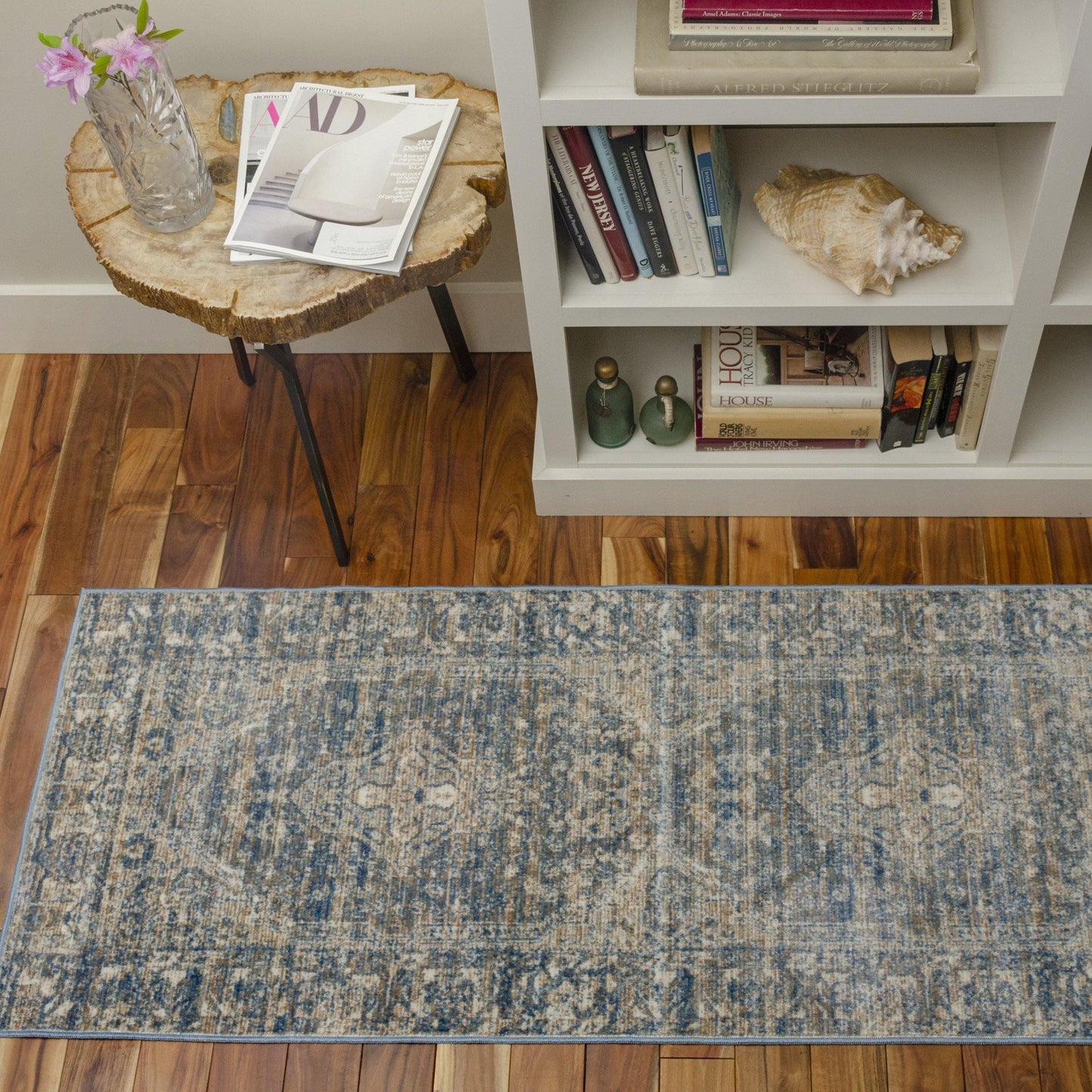 Noland Floral Medallion Traditional Area Rug FredCo