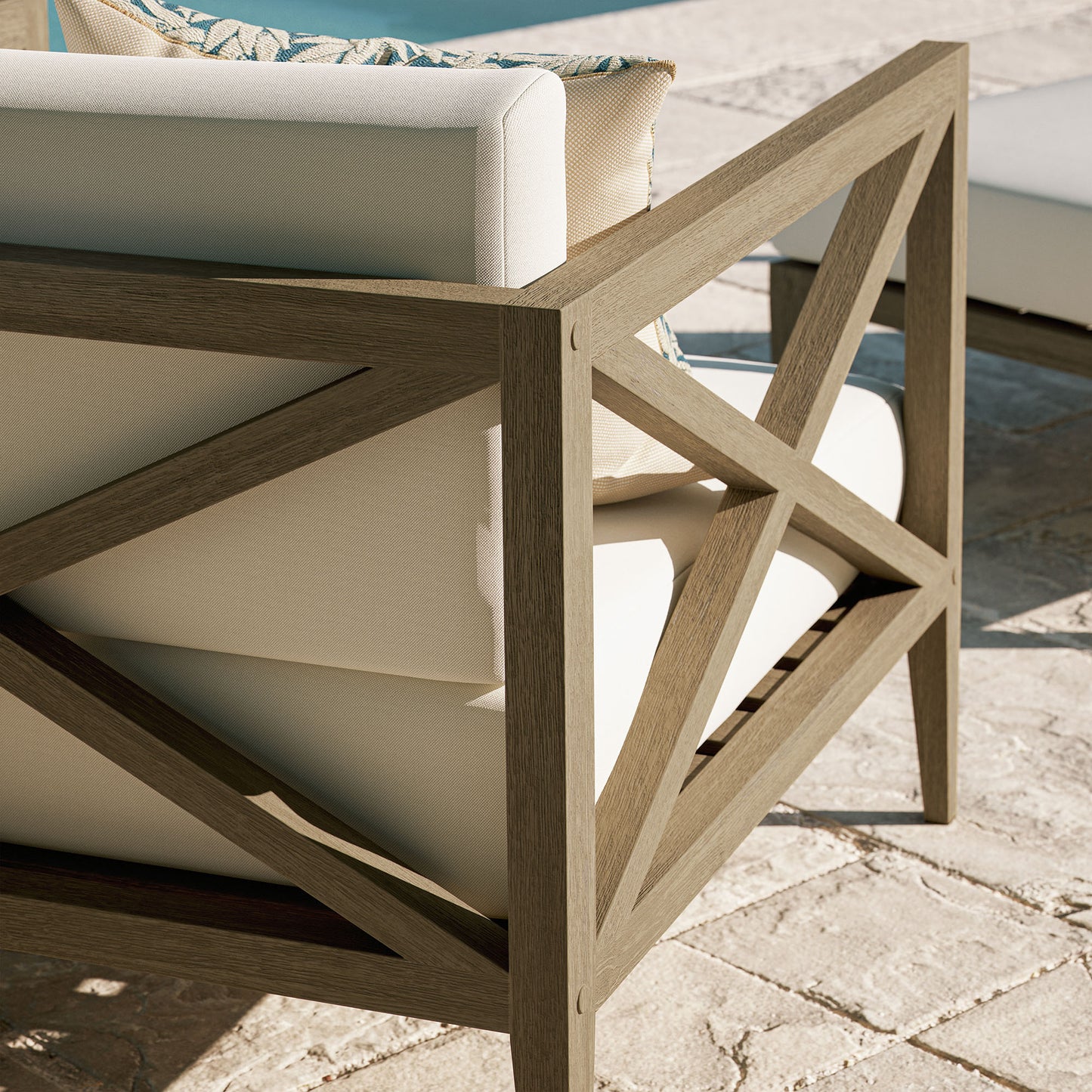 Northlake Outdoor Patio Teak Armchair by Modway EEI-7252 FredCo