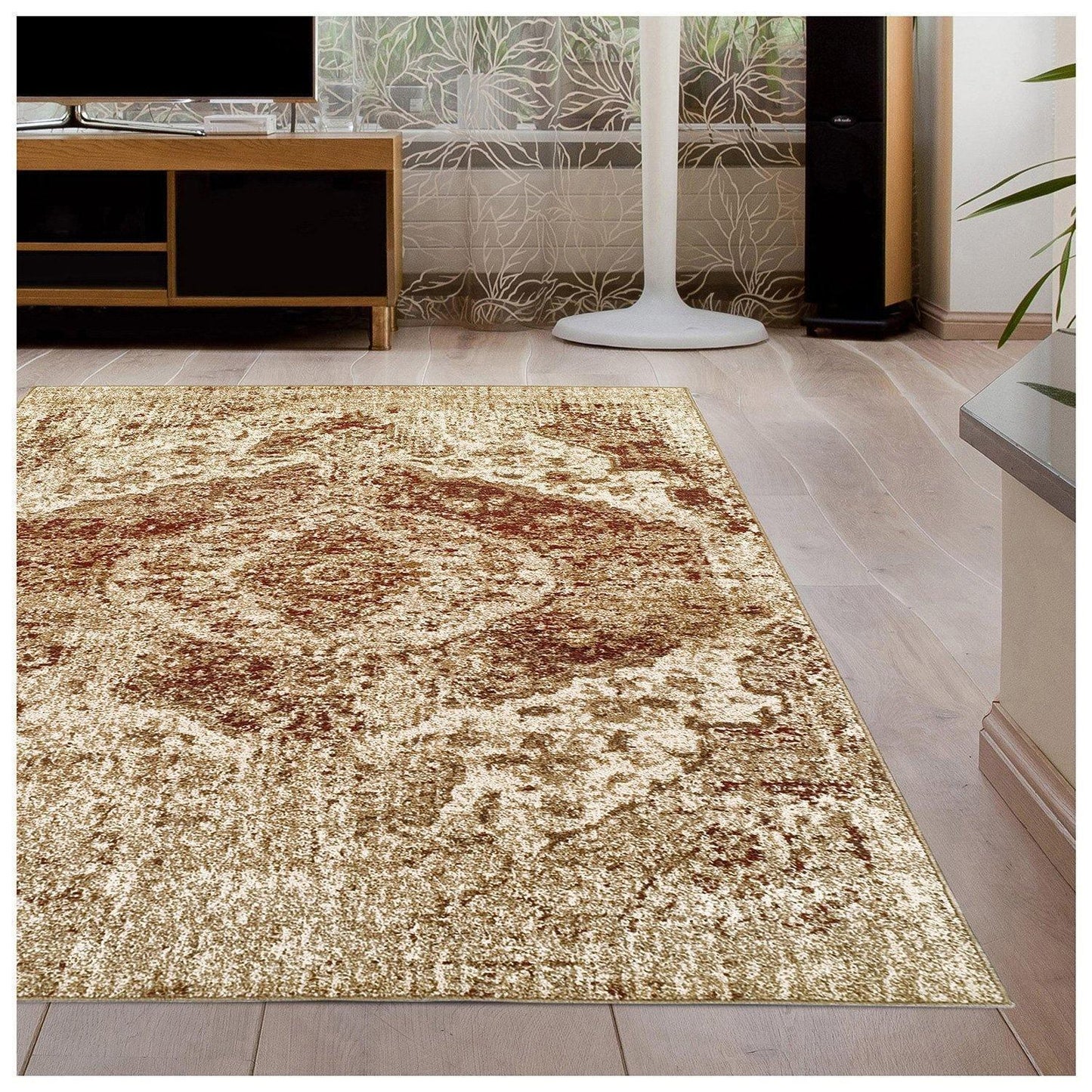 Ombre Oriental Vintage Medallion Rug FredCo