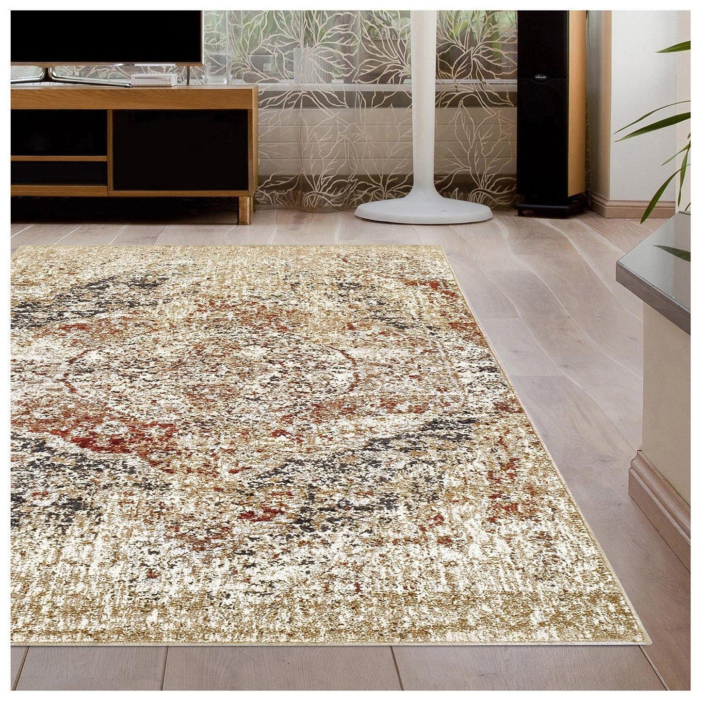 Ombre Oriental Vintage Medallion Rug FredCo