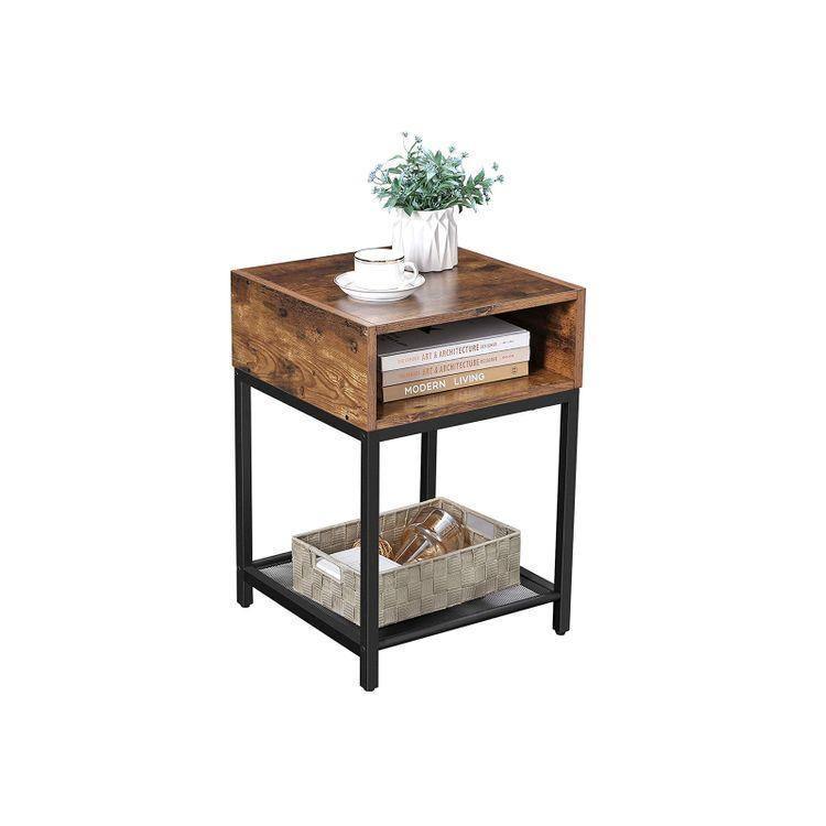 Open Compartment Nightstand FredCo