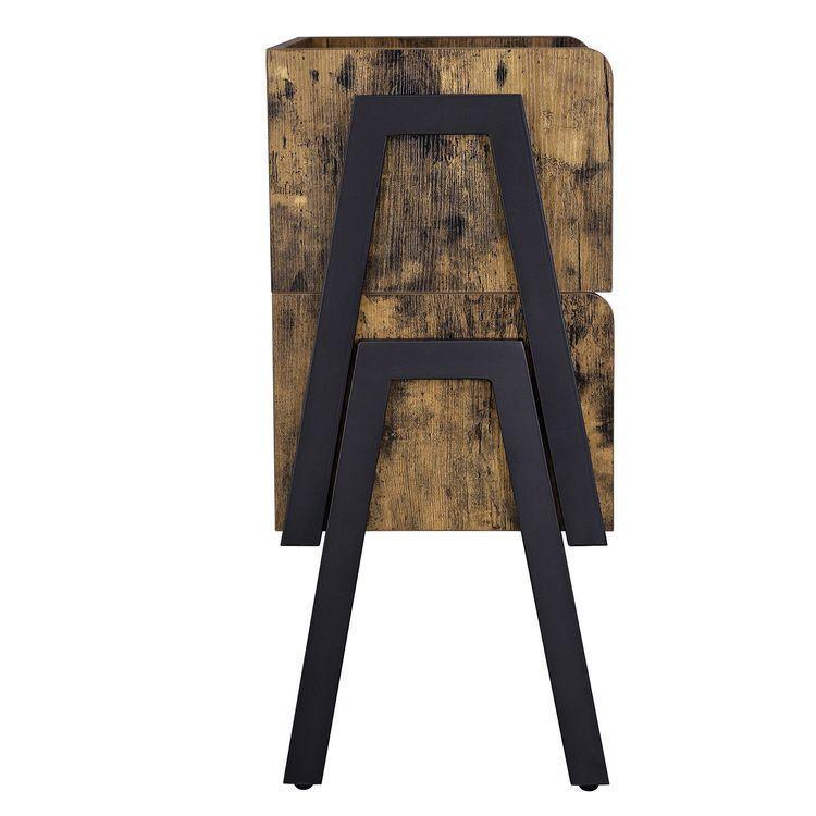 Open Drawer Side Table FredCo