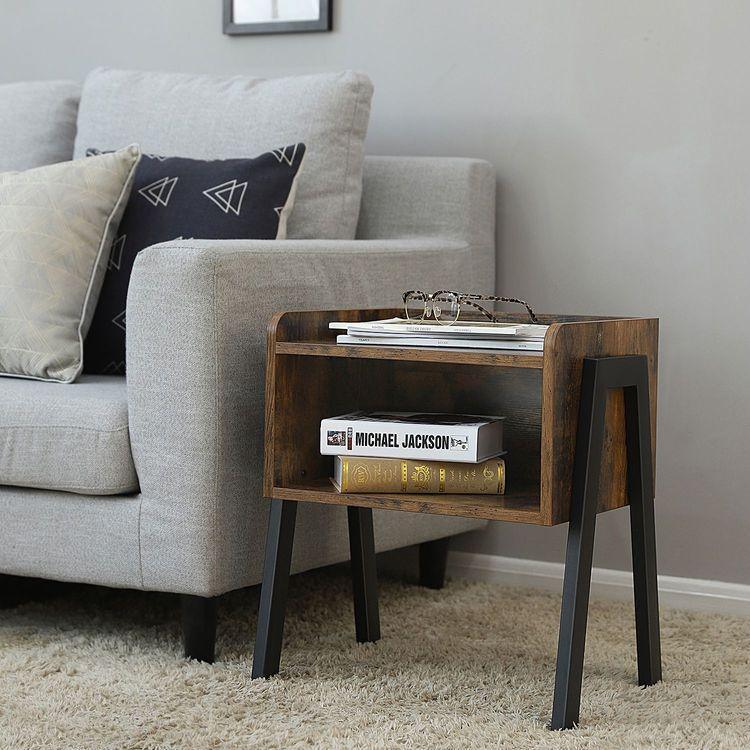 Open Drawer Side Table FredCo