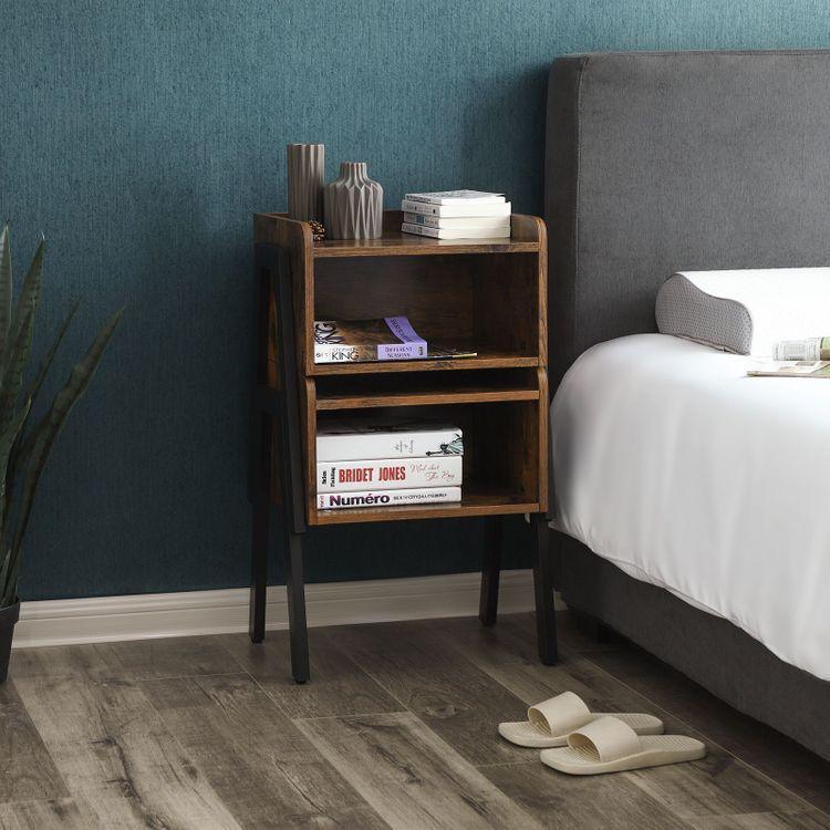 Open Drawer Side Table FredCo