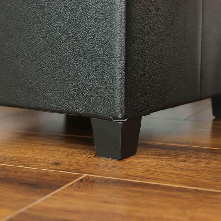 Padded Folding Storage Ottoman FredCo