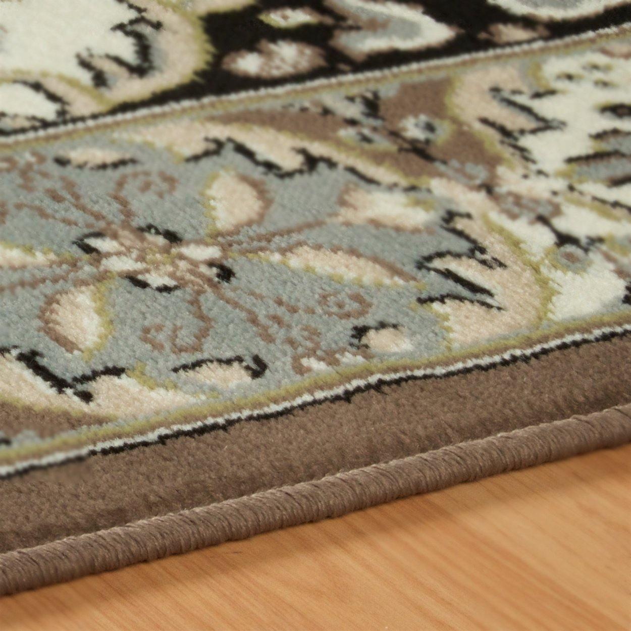 Paloma Vintage Oriental Floral Lattice Damask Rug FredCo