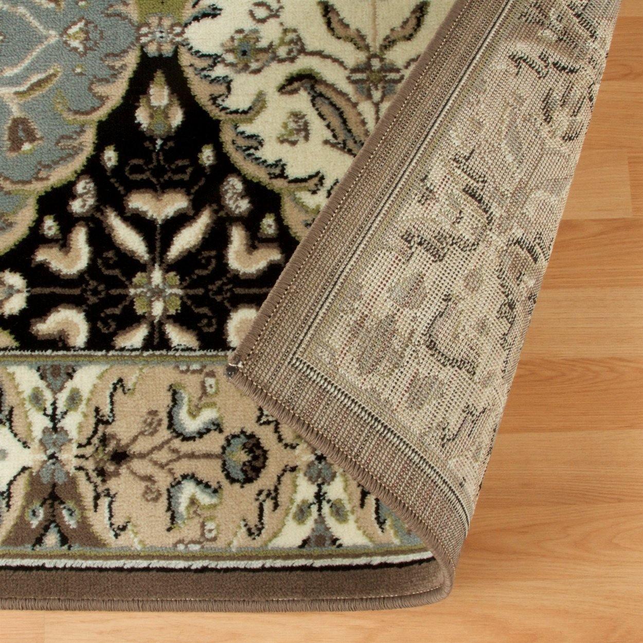 Paloma Vintage Oriental Floral Lattice Damask Rug FredCo
