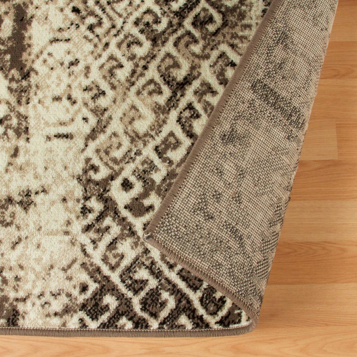 Parquet Contemporary Tribal Patchwork Distressed Rug FredCo