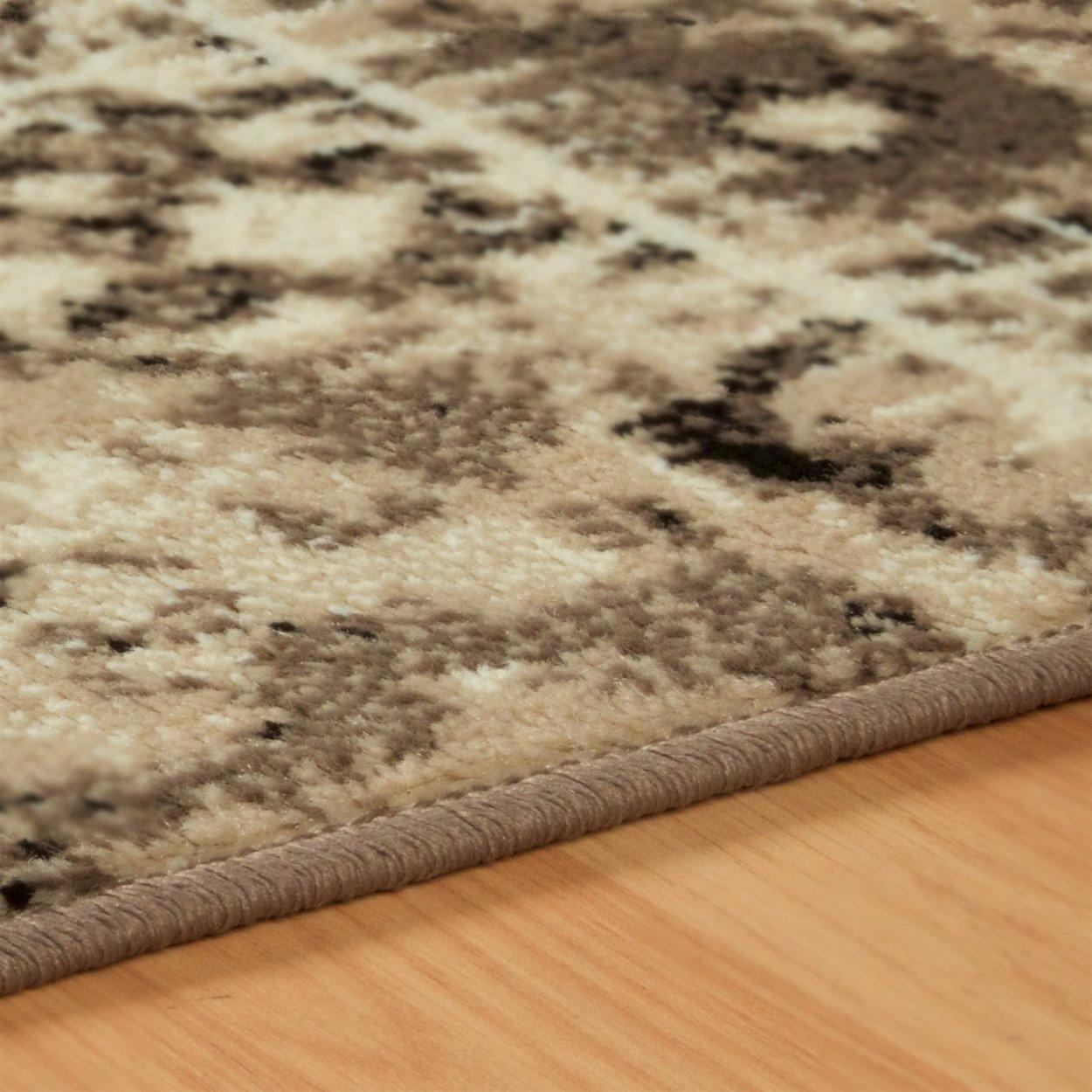Parquet Contemporary Tribal Patchwork Distressed Rug FredCo