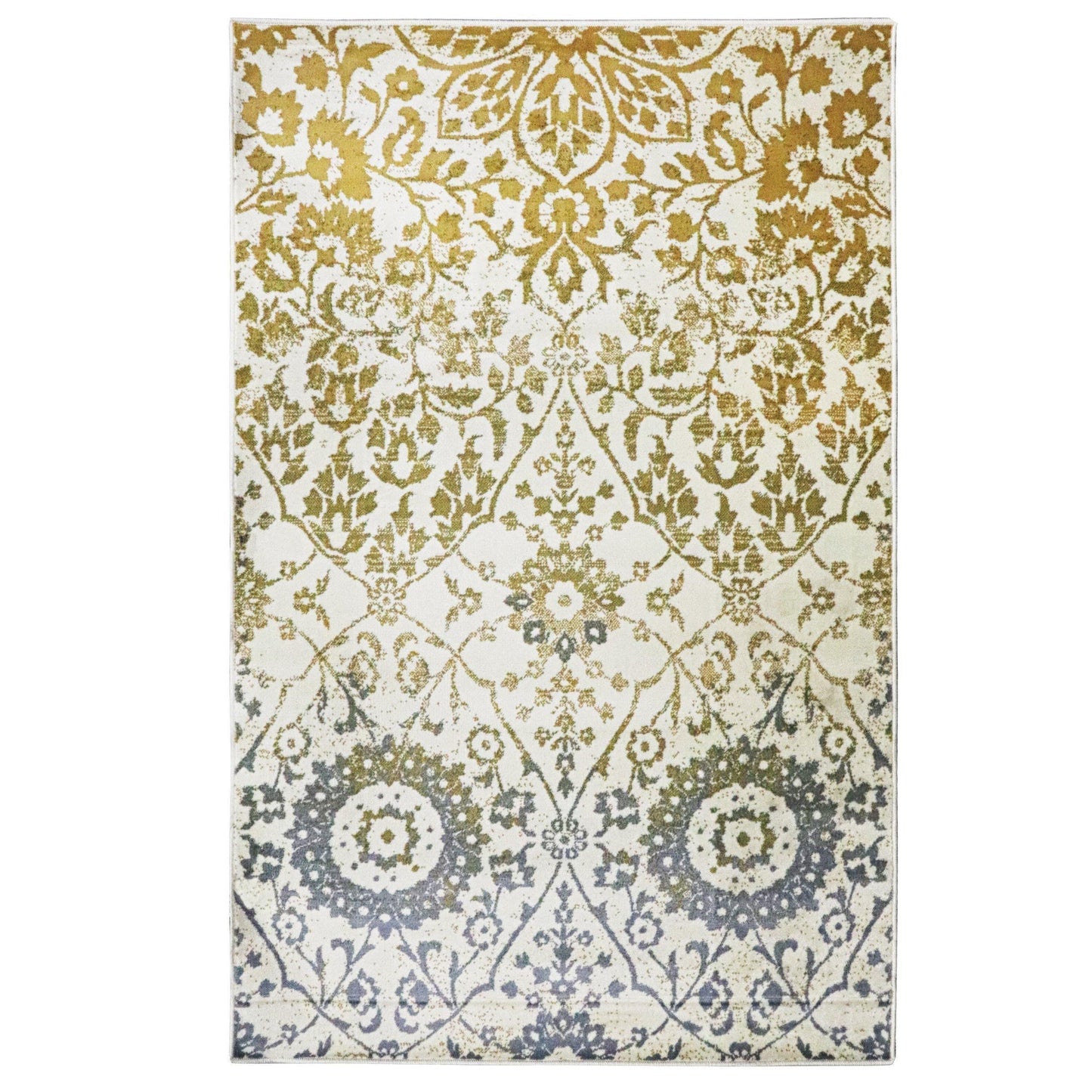 Pendleton Oriental Modern Floral Damask Rug FredCo
