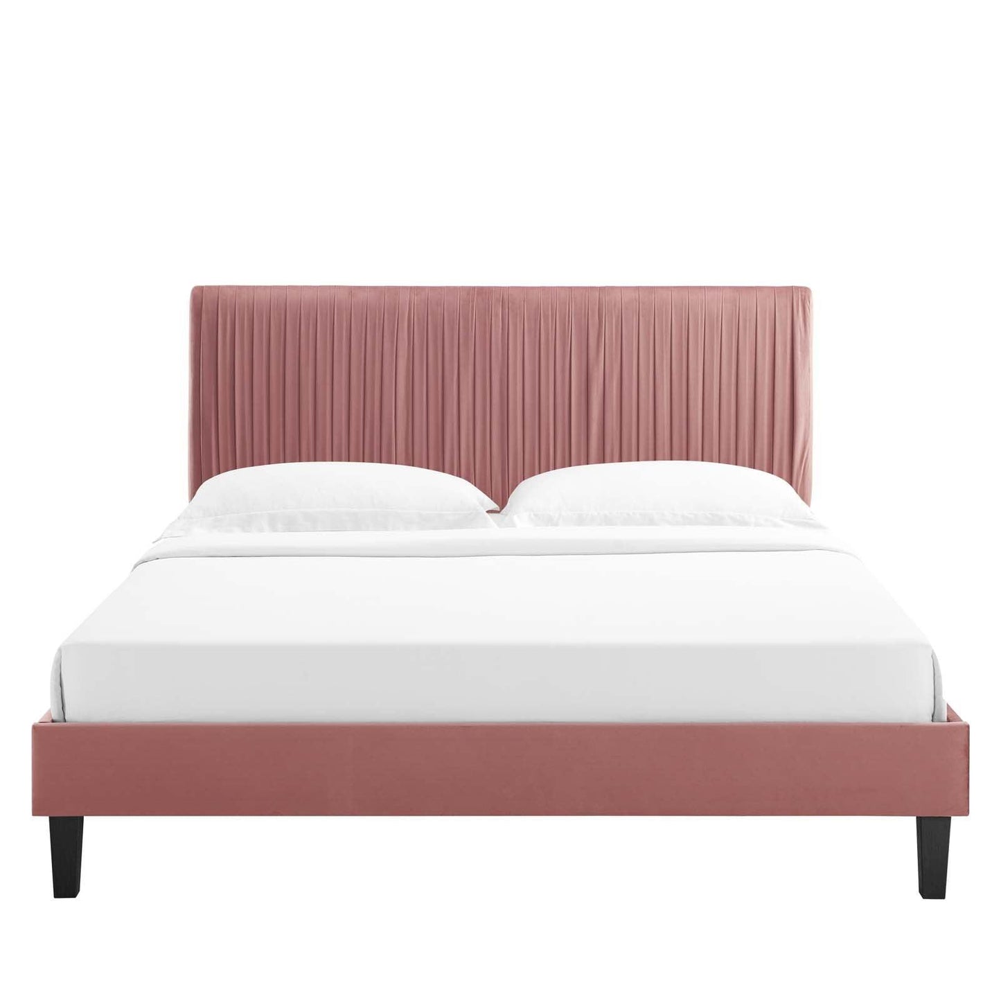 Peyton Performance Velvet Twin Platform Bed, MOD-6867 FredCo