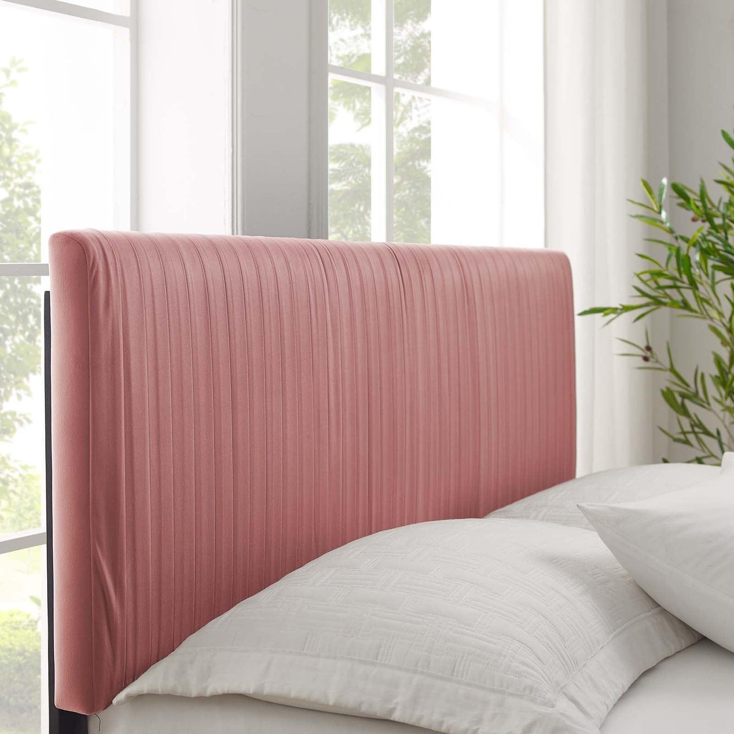 Peyton Performance Velvet Twin Platform Bed, MOD-6867 FredCo