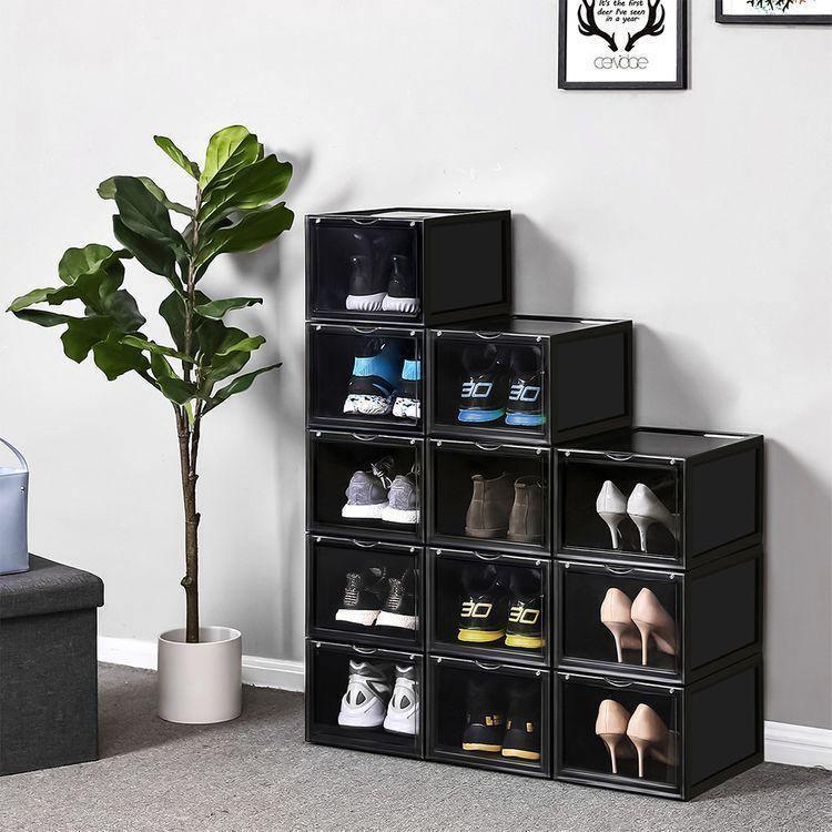Plastic Stackable Shoe Organizer FredCo