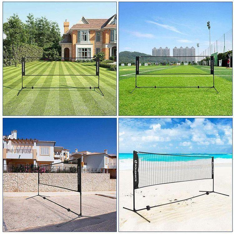 Portable Black Badminton Net FredCo