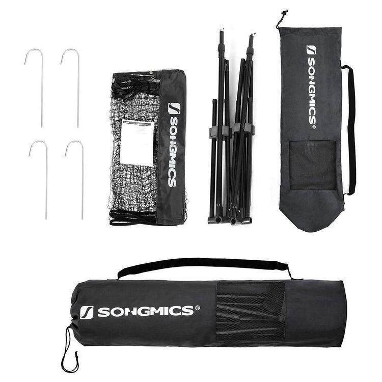 Portable Black Badminton Net FredCo