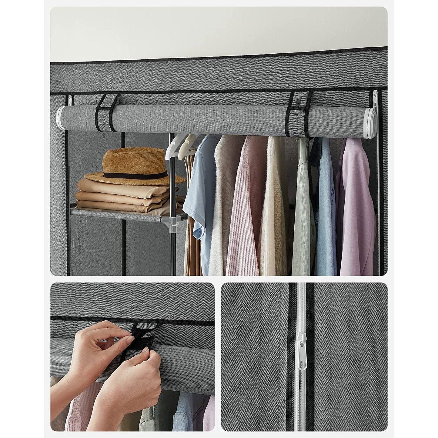 Portable Closet with 6 Shelves FredCo