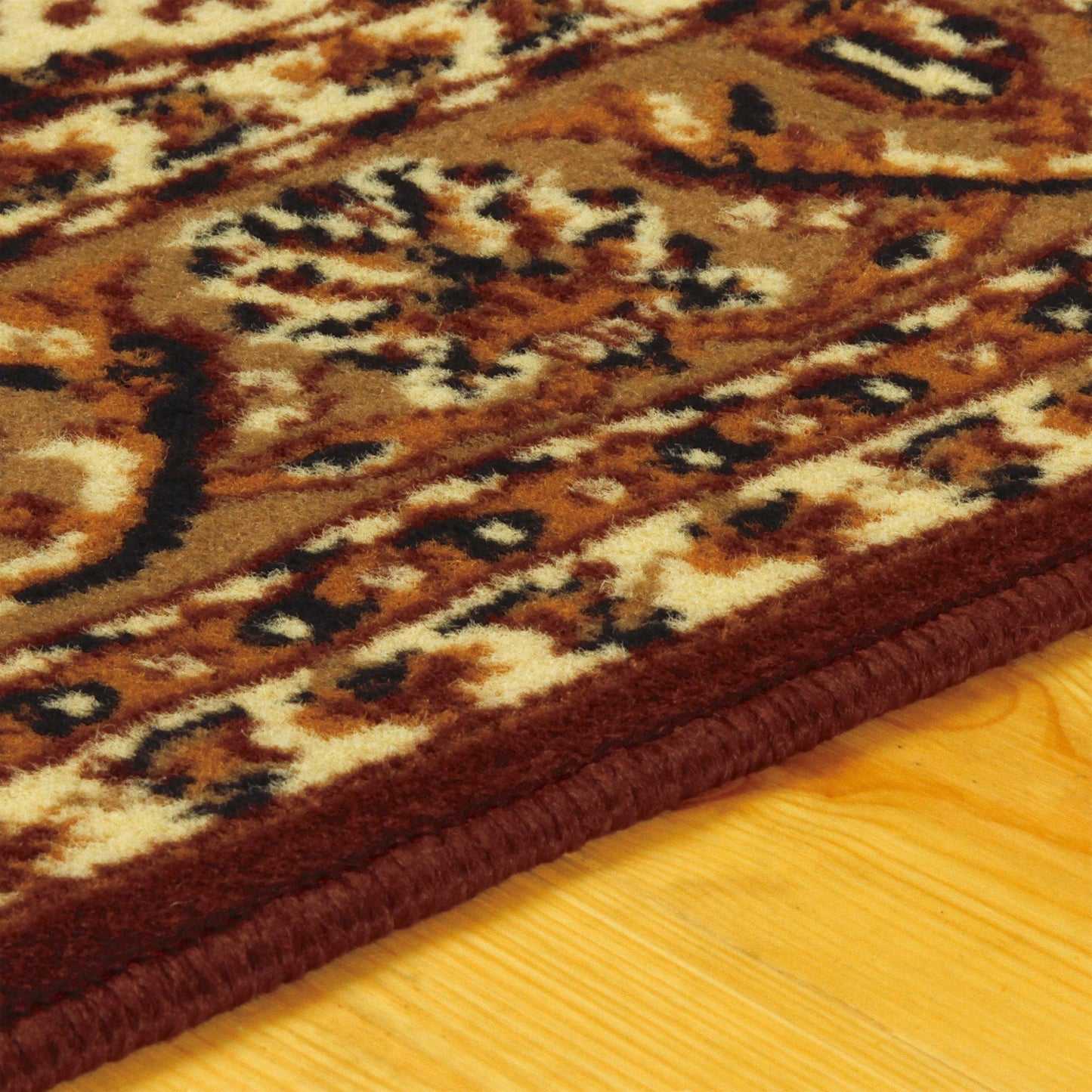 Prescott Oriental Contemporary Baroque Medallion Rug FredCo