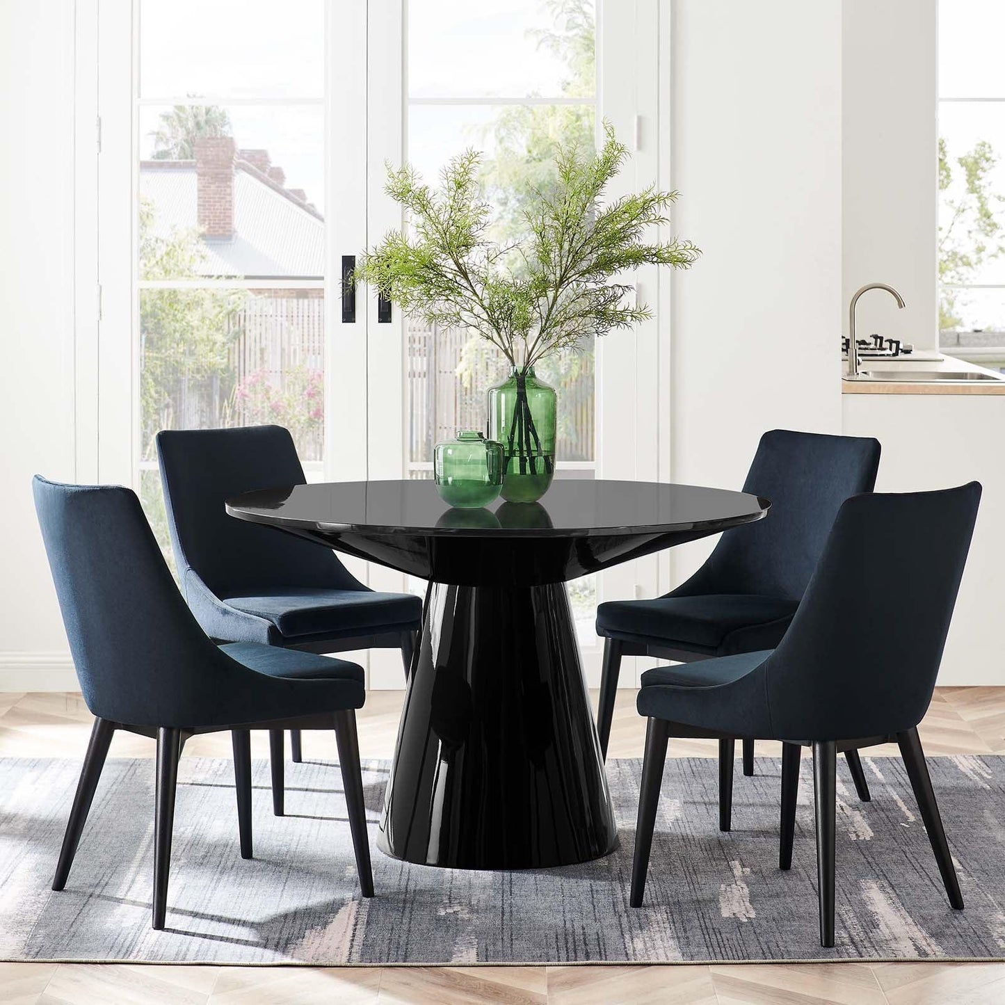 Provision 47" Round Dining Table, EEI-6101 FredCo