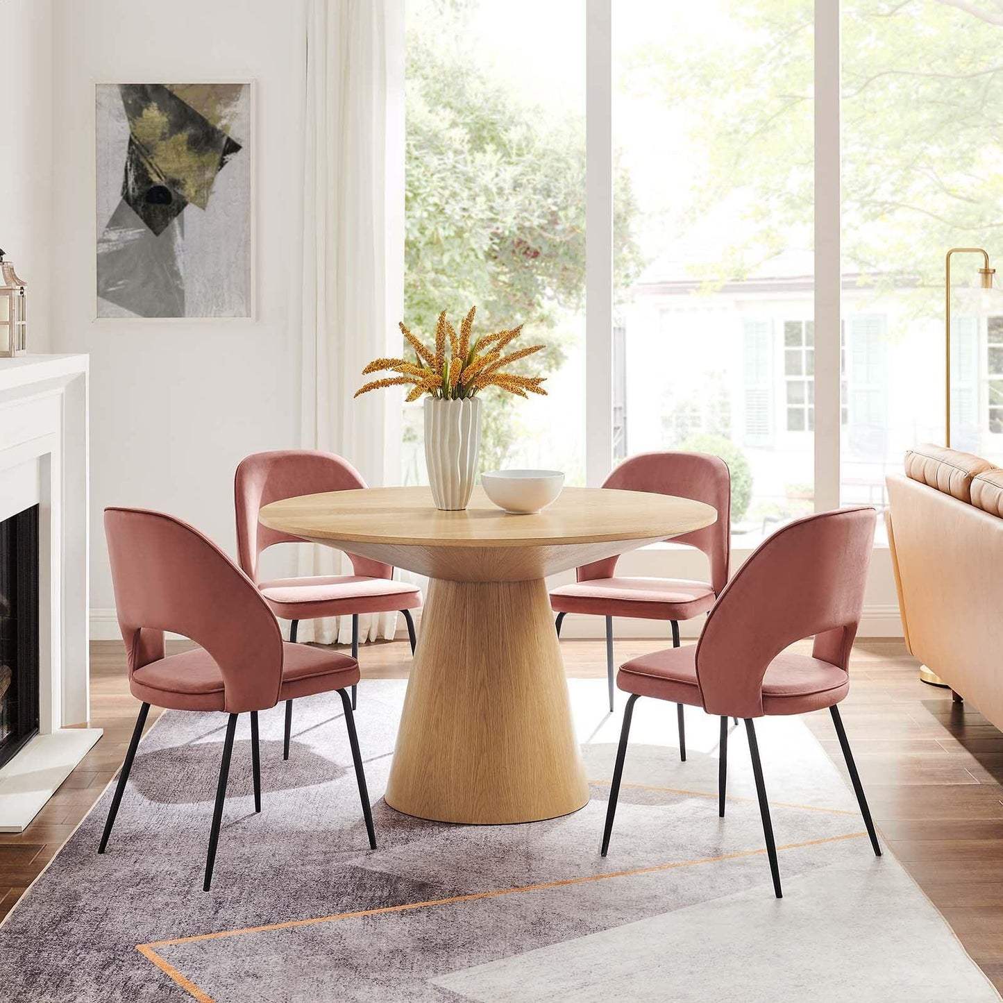 Provision 47" Round Dining Table, EEI-6102 FredCo