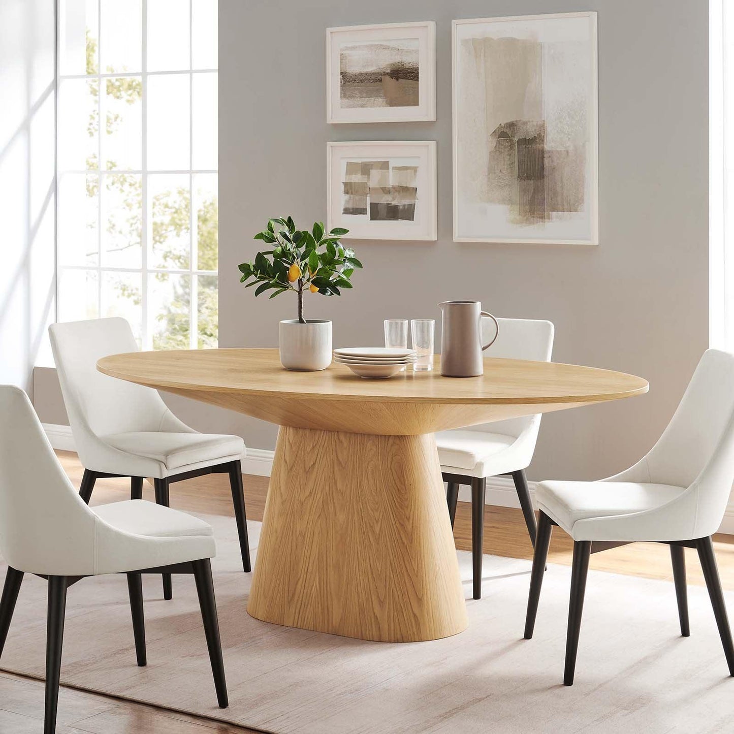 Provision 75" Oval Dining Table, EEI-6066 FredCo