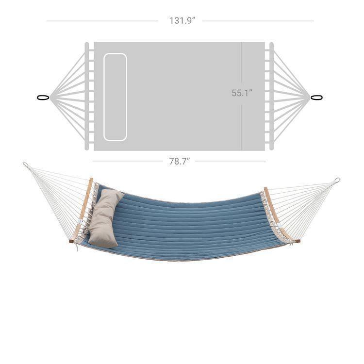 Quilted Hammock with Hanging Straps FredCo