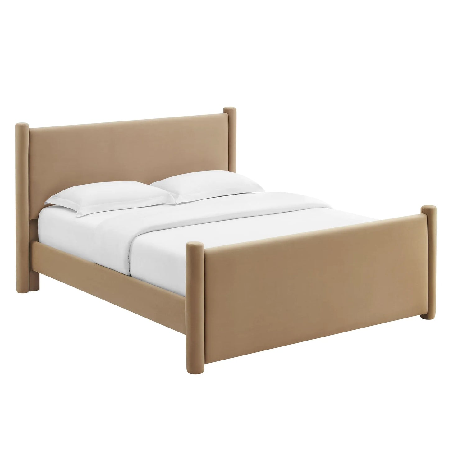 Rael Performance Velvet Queen Platform Bed by Modway MOD-7175 FredCo