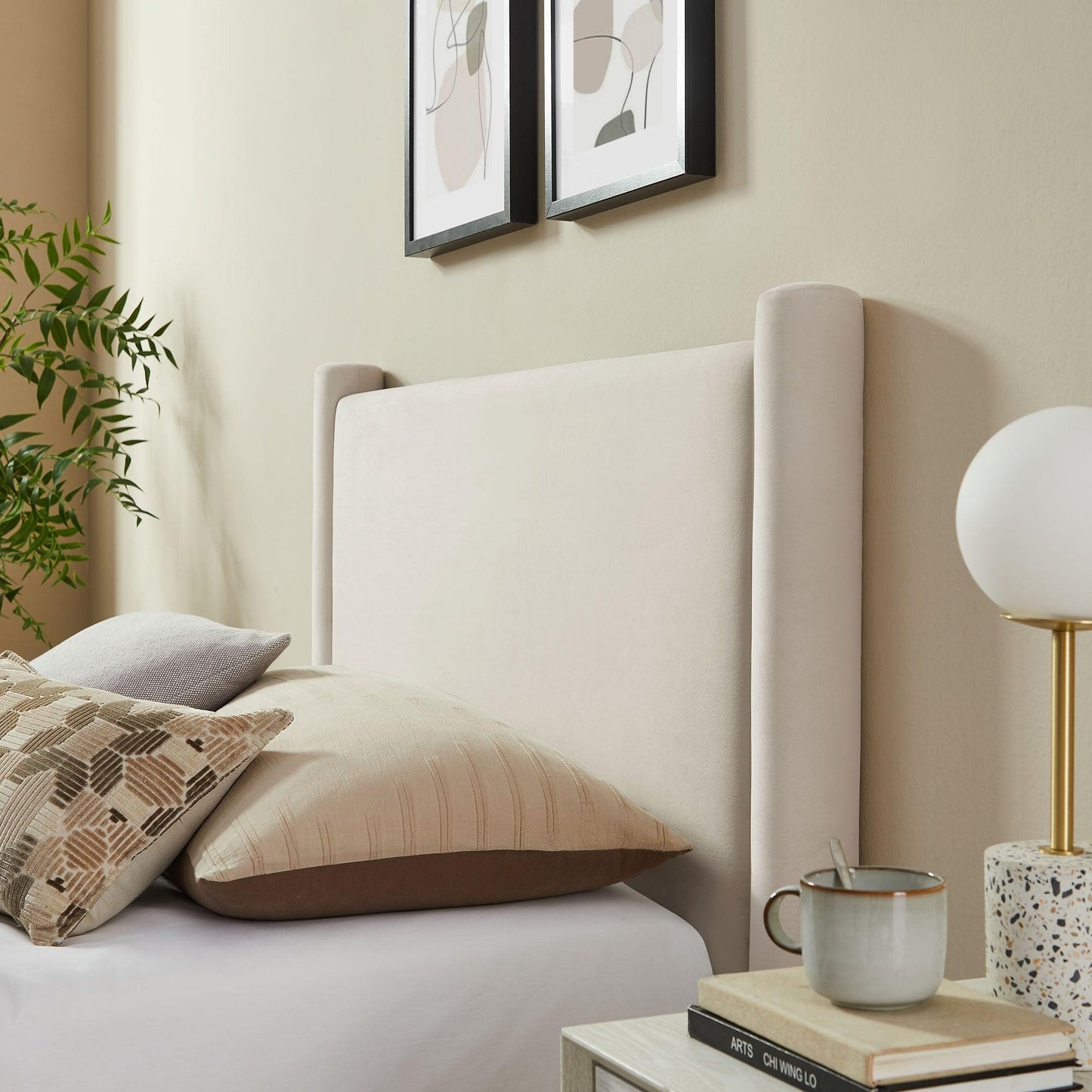 Rael Performance Velvet Twin Platform Bed by Modway FredCo