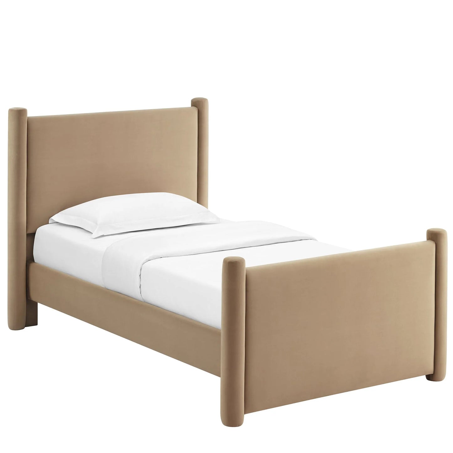 Rael Performance Velvet Twin Platform Bed by Modway MOD-7173 FredCo