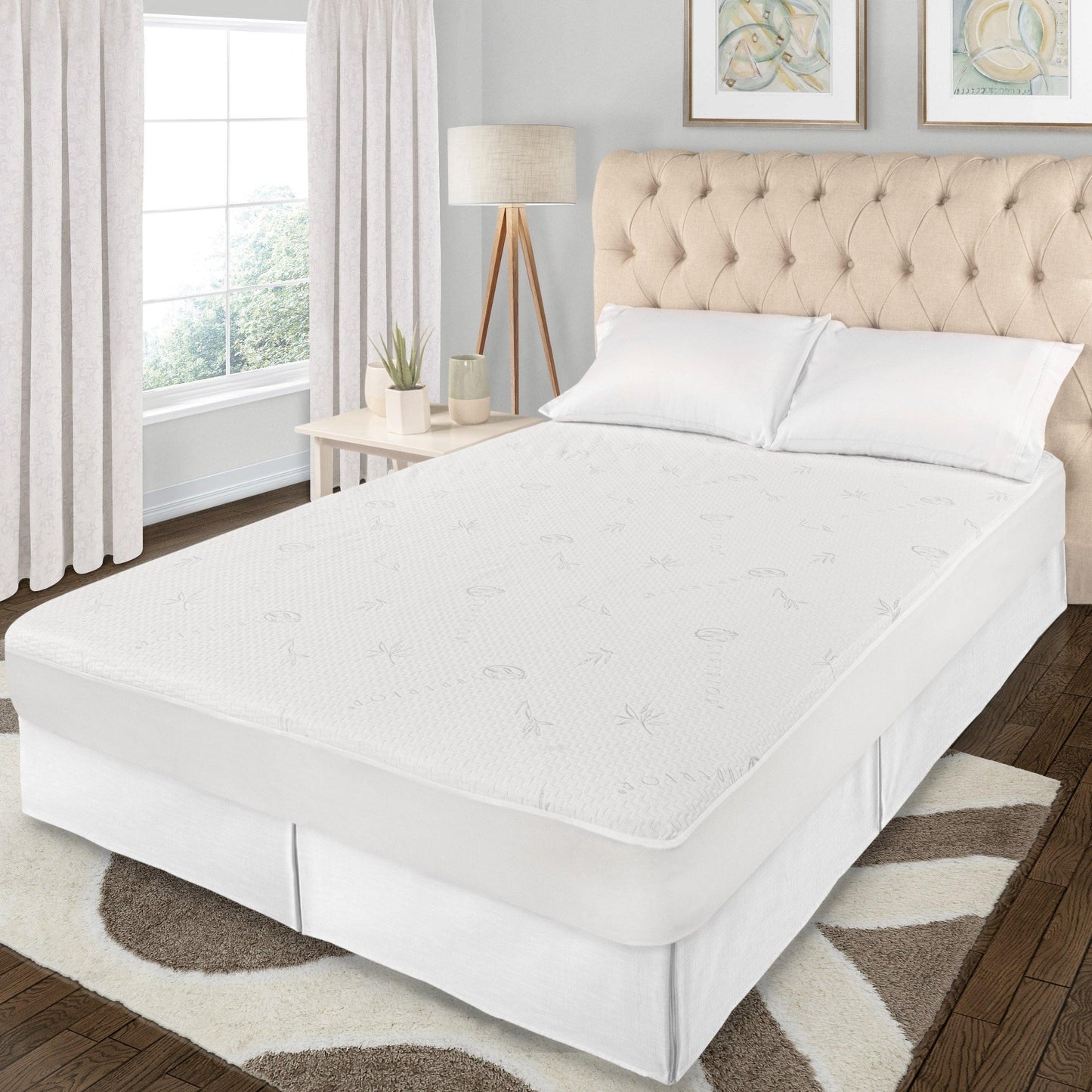 Rayon from Bamboo 100% Waterproof Hypoallergenic Mattress Protector FredCo