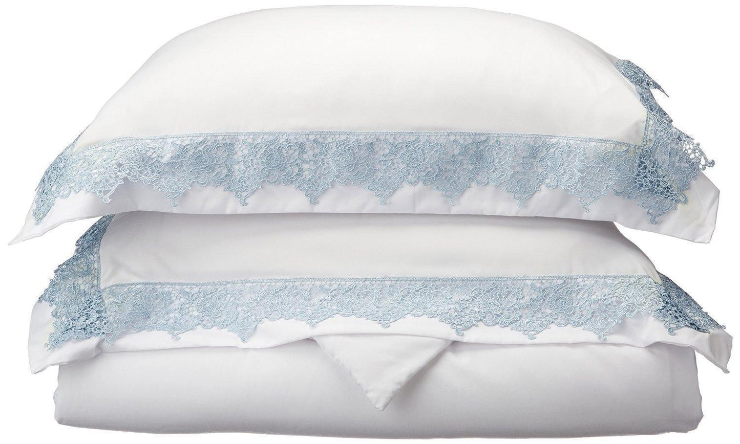Regal Lace Microfiber Wrinkle-Resistant Duvet Cover Pillow Sham Set FredCo